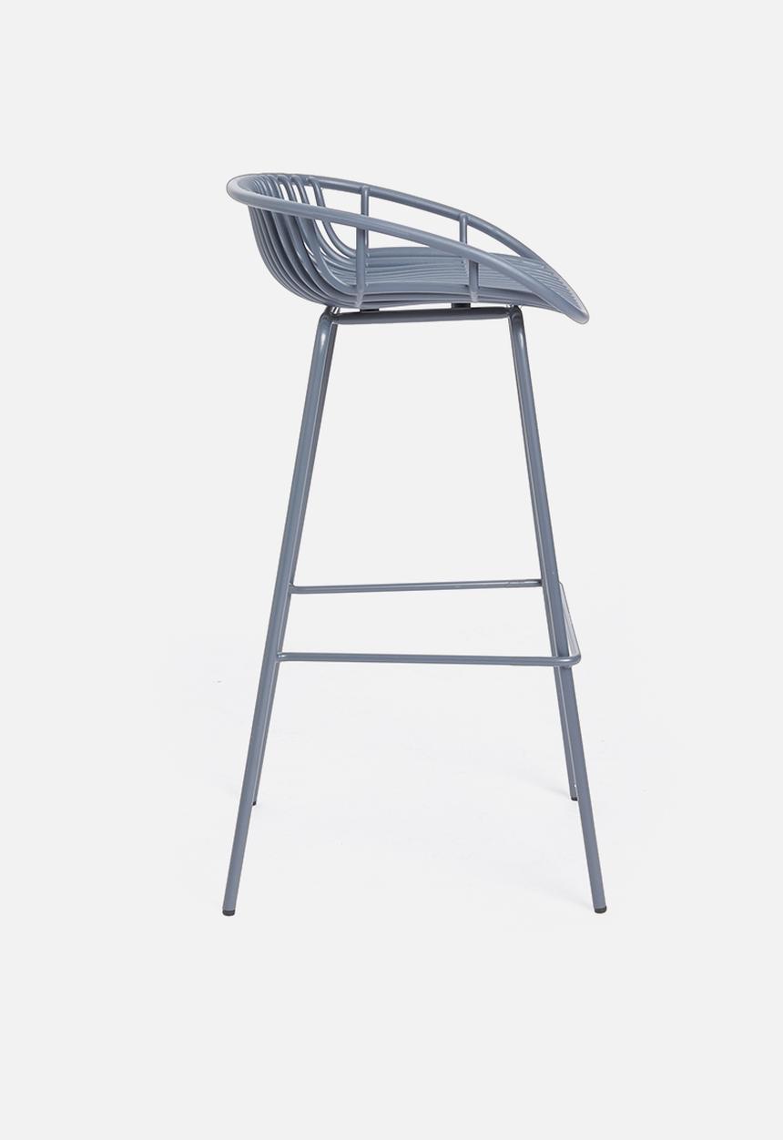 Fine Living - Kai barstool - cool grey