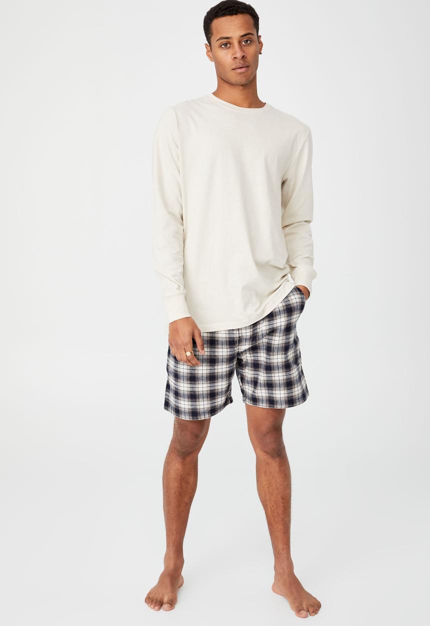 Cotton On - Organic sleep jersey long sleeve t-shirt - bone