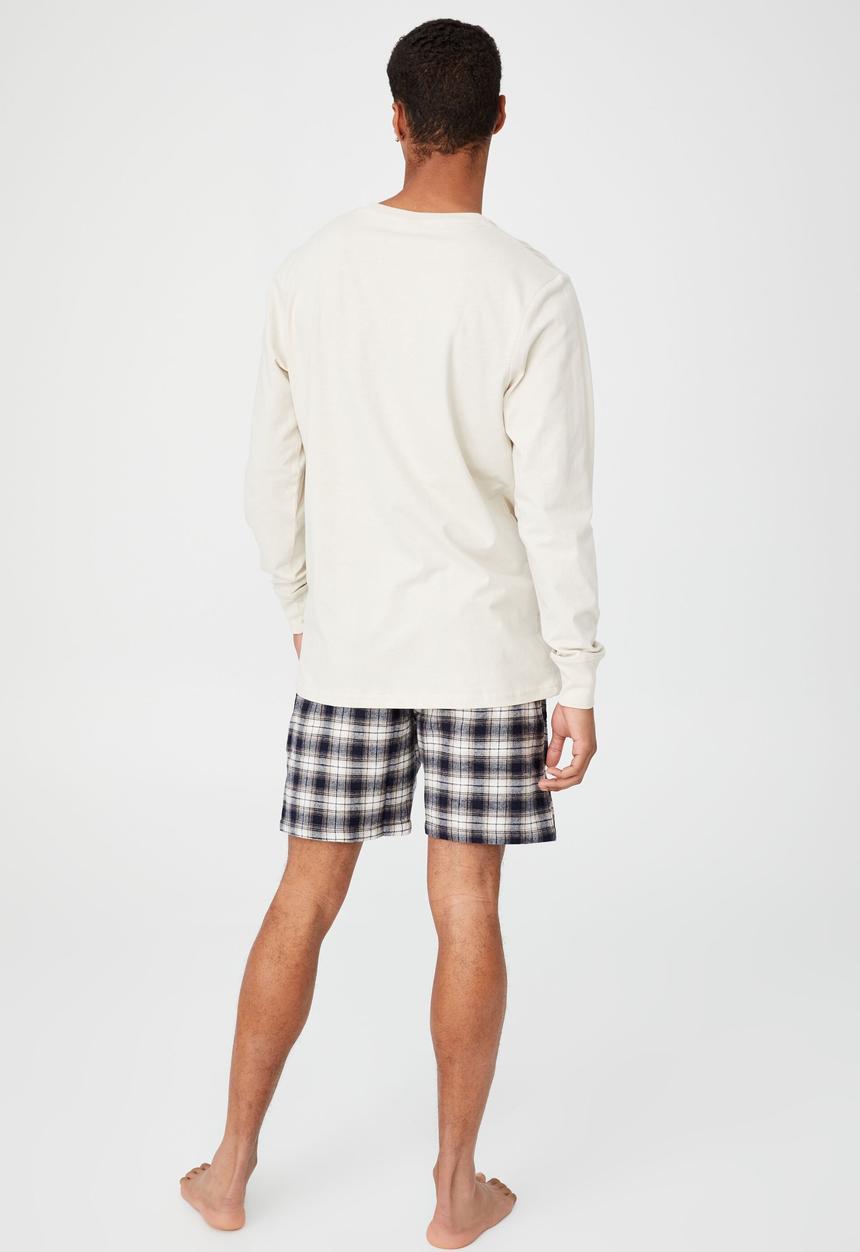 Cotton On - Organic sleep jersey long sleeve t-shirt - bone