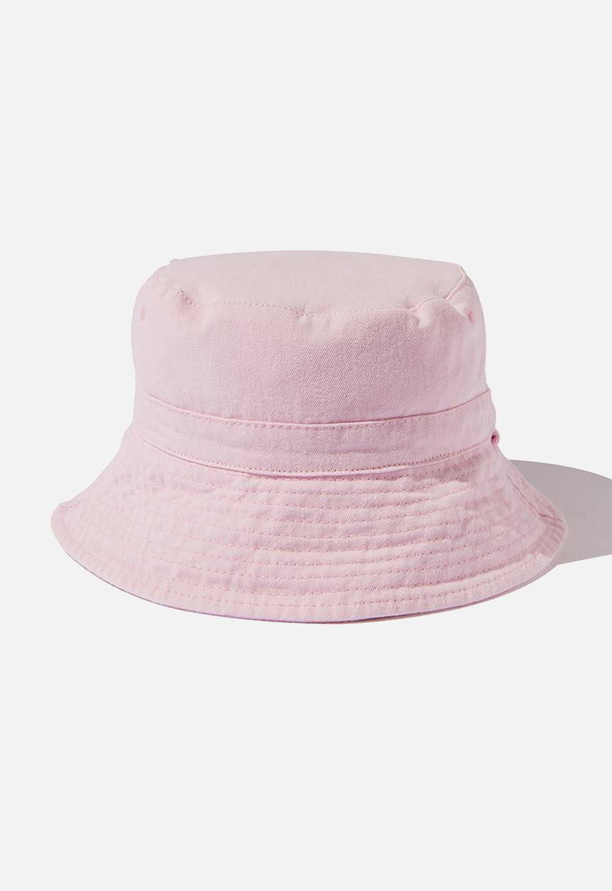 Cotton On - Reversible bucket hat - pink