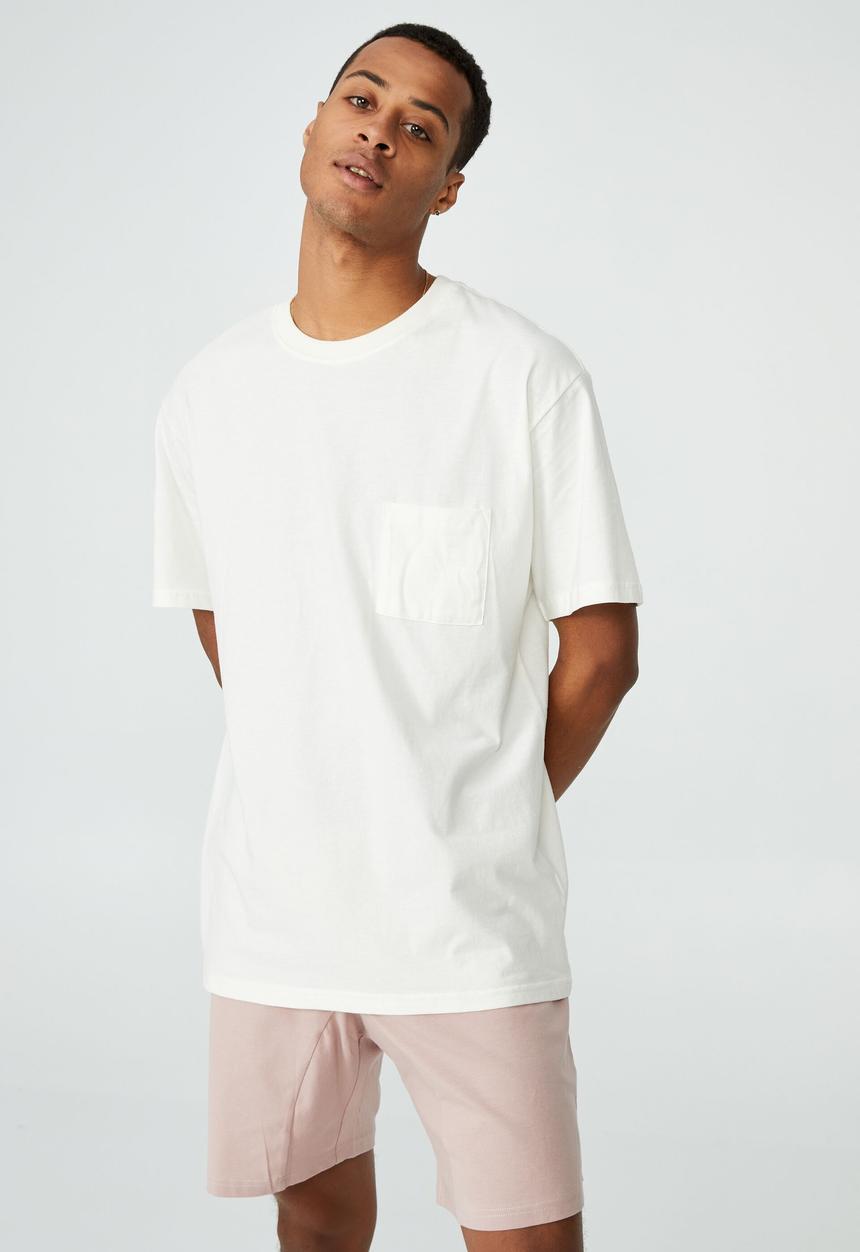 Cotton On - Organic jersey sleep short - dirty pink