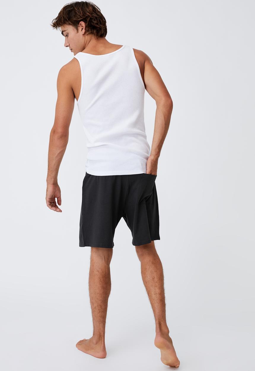Cotton On - 2x2 rib tank - white