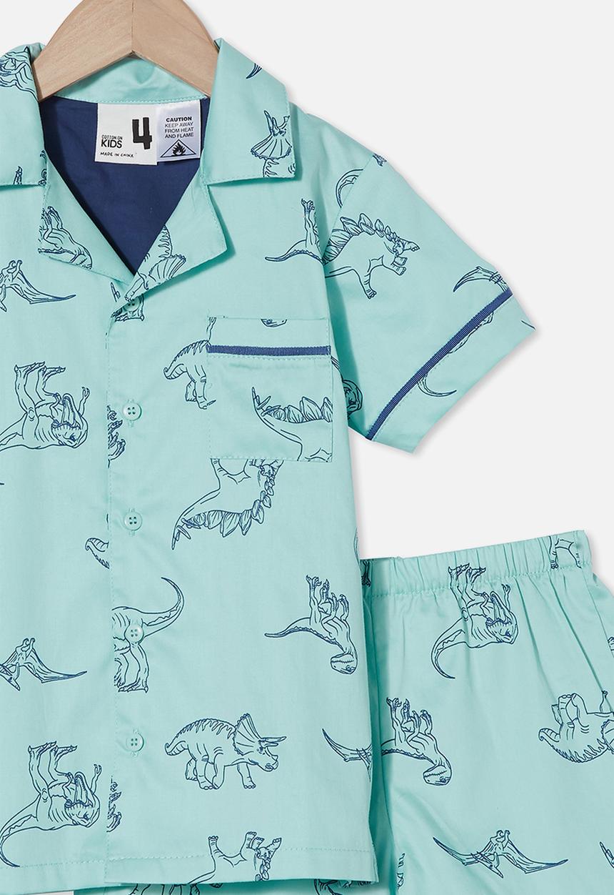 Cotton On - Pete short sleeve pyjama set - mint