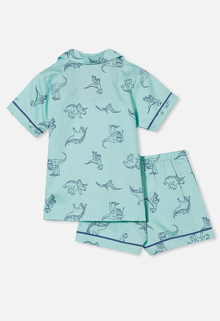 Cotton On - Pete short sleeve pyjama set - mint