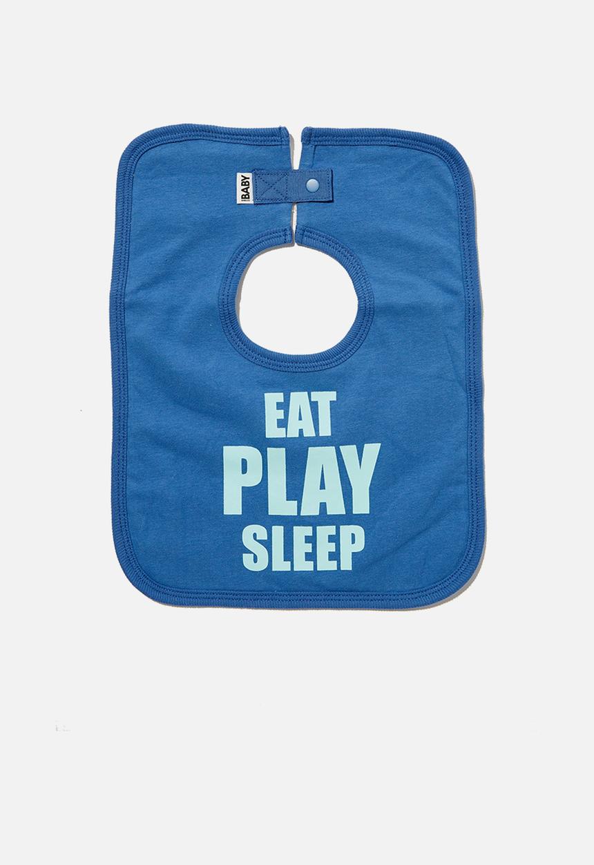 Cotton On - The square bib - petty blue/dream blue