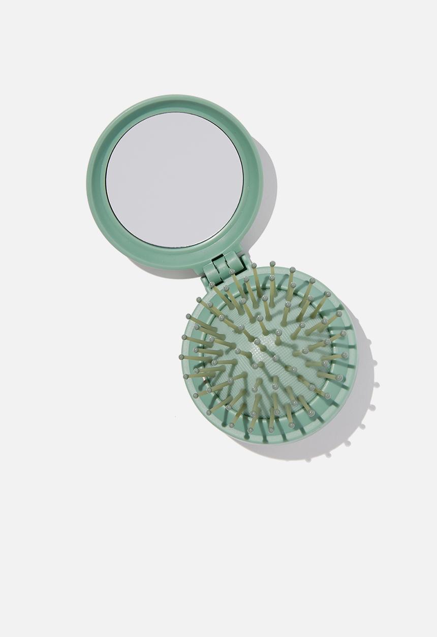 Cotton On - Compact hair brush - pink