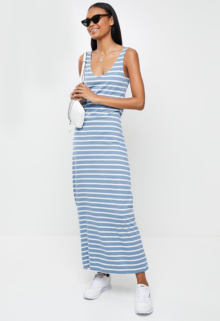 ONLY - May life sleeveless v-neck dress - allure/cloud dancer
