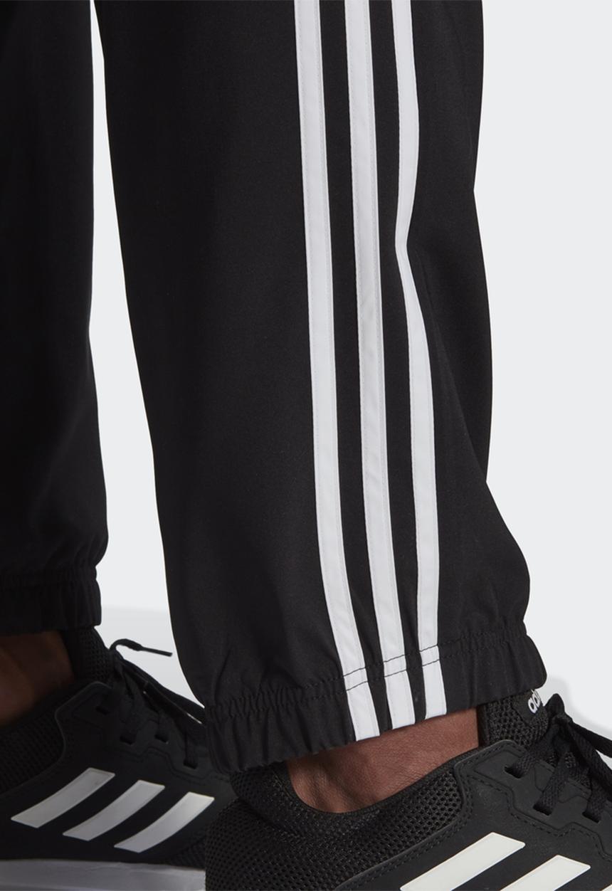 adidas Performance - Essentials 3-Stripes Woven trackpants - black/white