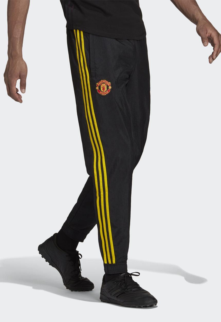 adidas Performance - MANCHESTER UNITED ICONS WOVEN TRACKSUIT BOTTOMS - black