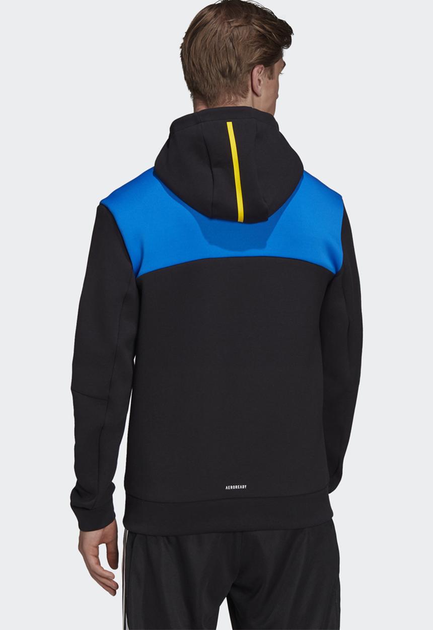 adidas Performance - MANCHESTER UNITED ADIDAS Z.N.E. ANTHEM JACKET - black/glory blue