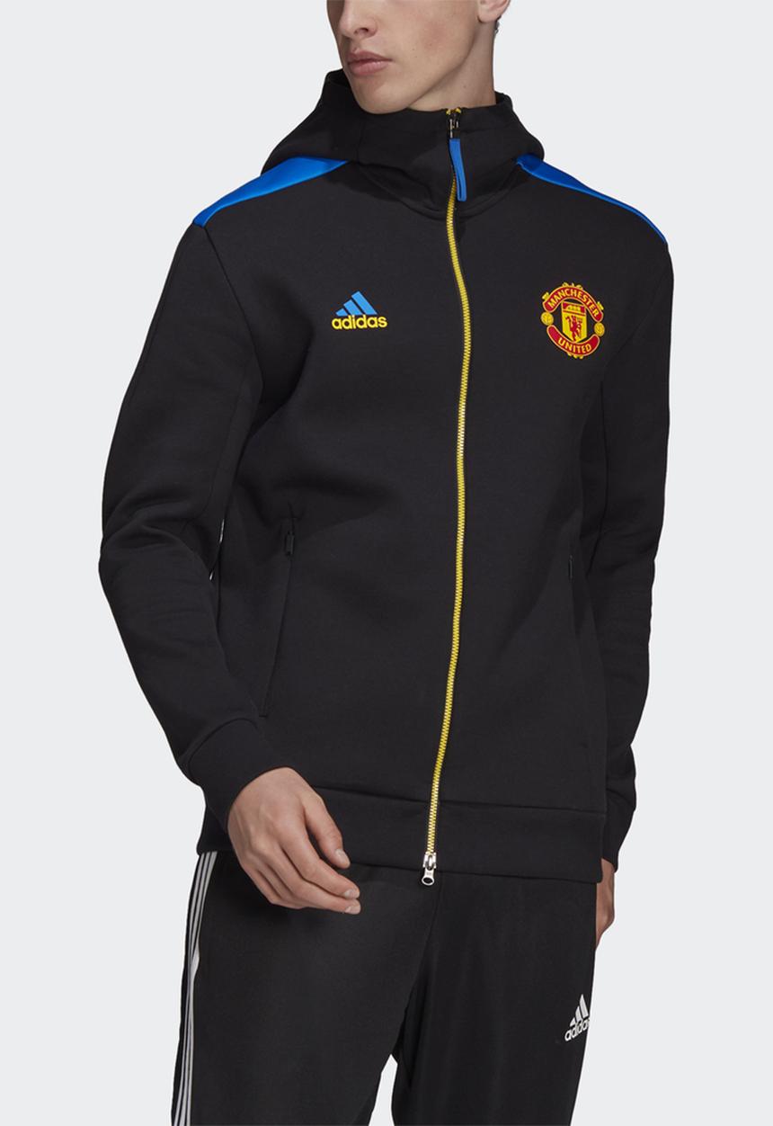 adidas Performance - MANCHESTER UNITED ADIDAS Z.N.E. ANTHEM JACKET - black/glory blue