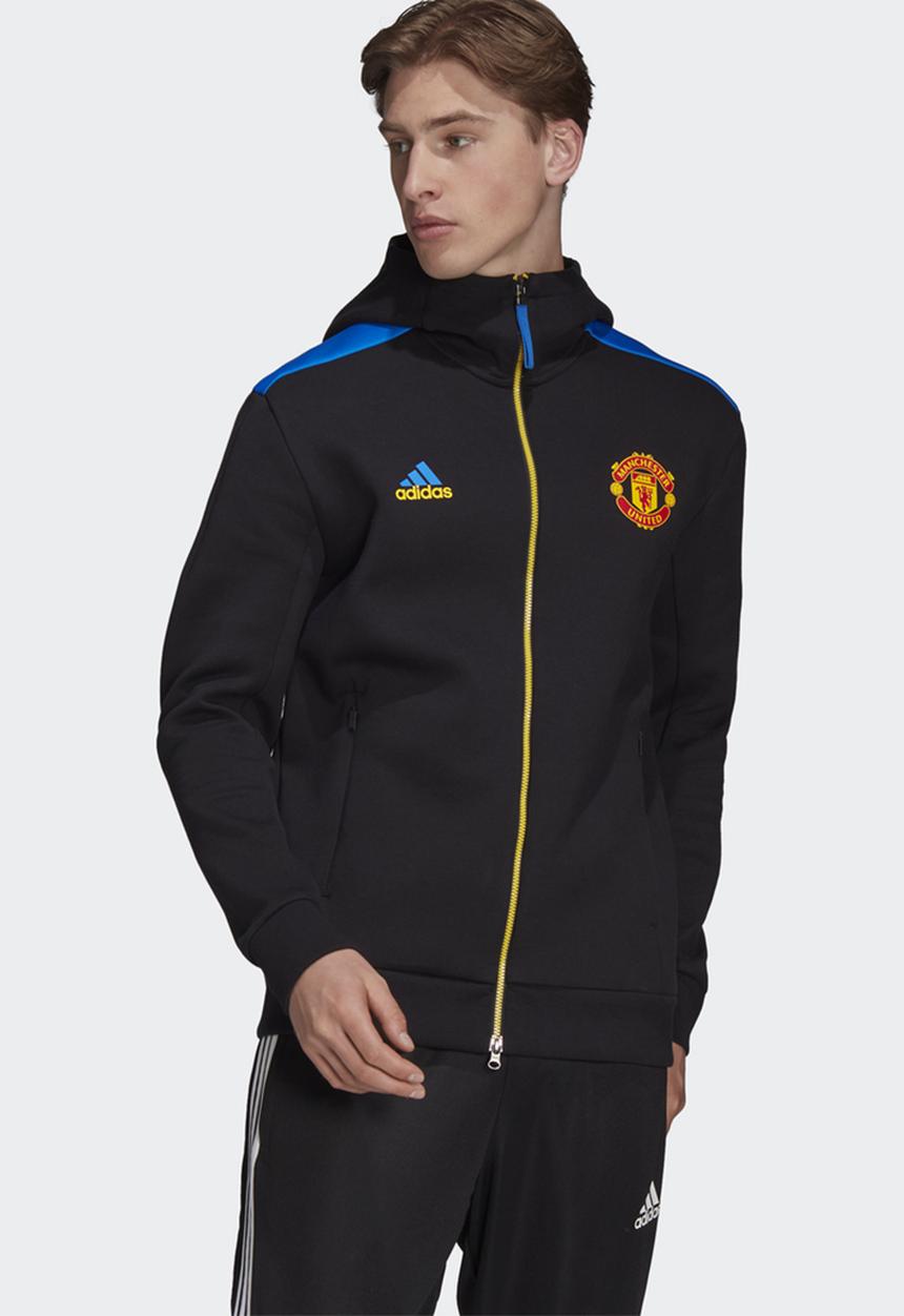 adidas Performance - MANCHESTER UNITED ADIDAS Z.N.E. ANTHEM JACKET - black/glory blue