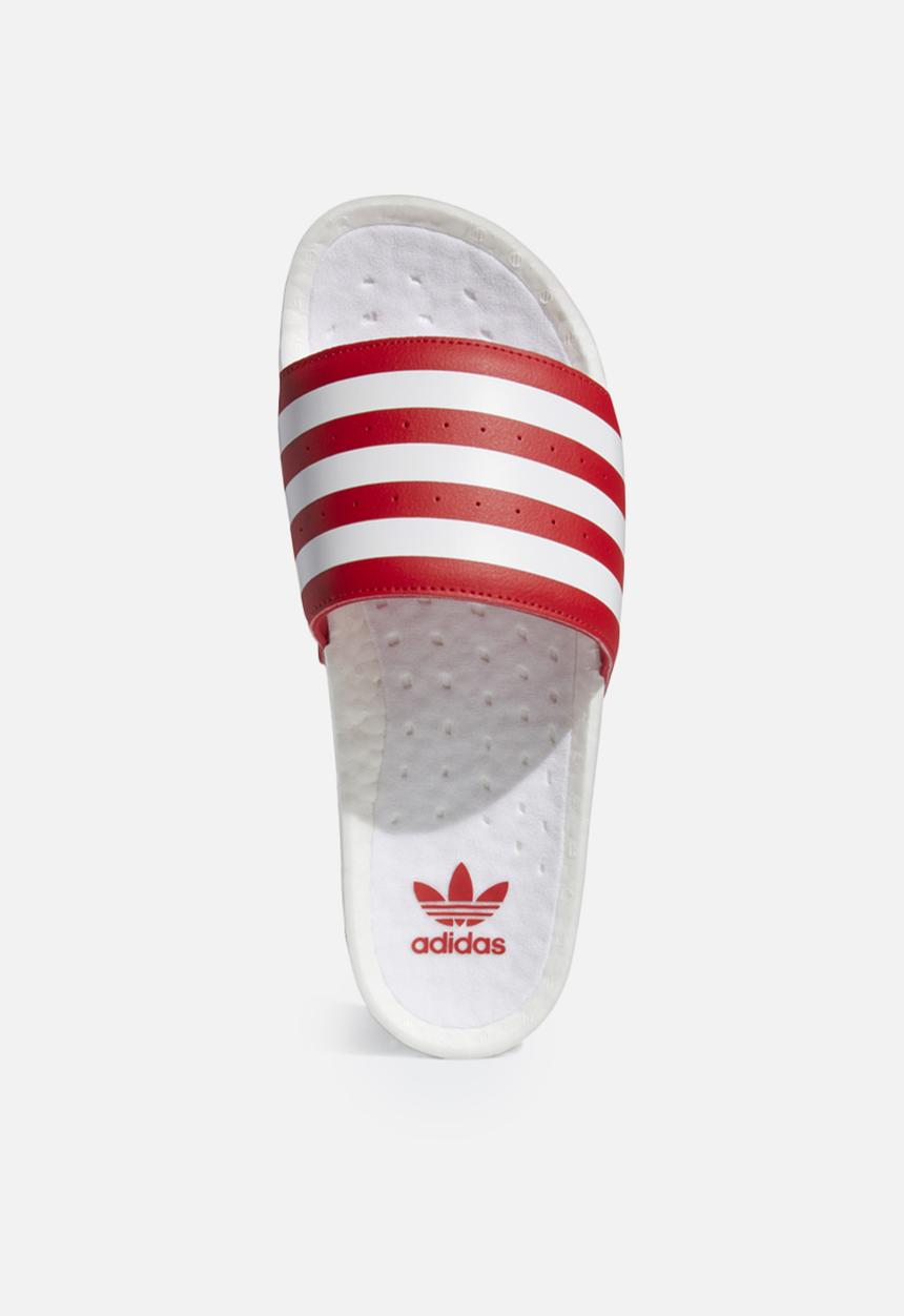 adidas Originals - Adilette boost - red/white