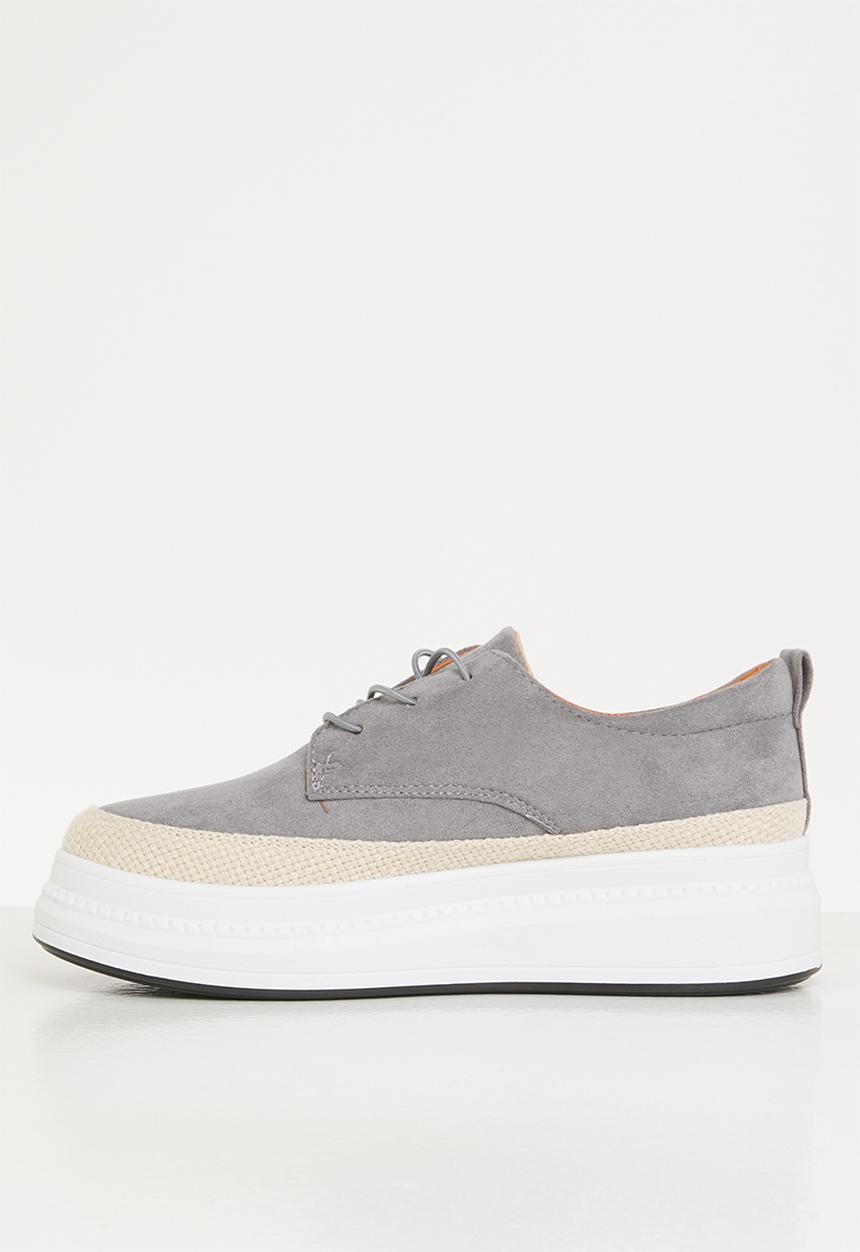 Butterfly Feet - Senhora 1 flatform derby - grey