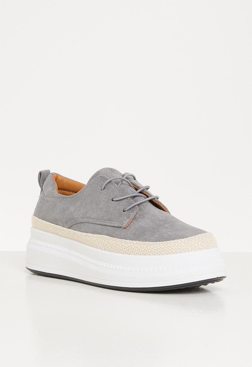 Butterfly Feet - Senhora 1 flatform derby - grey