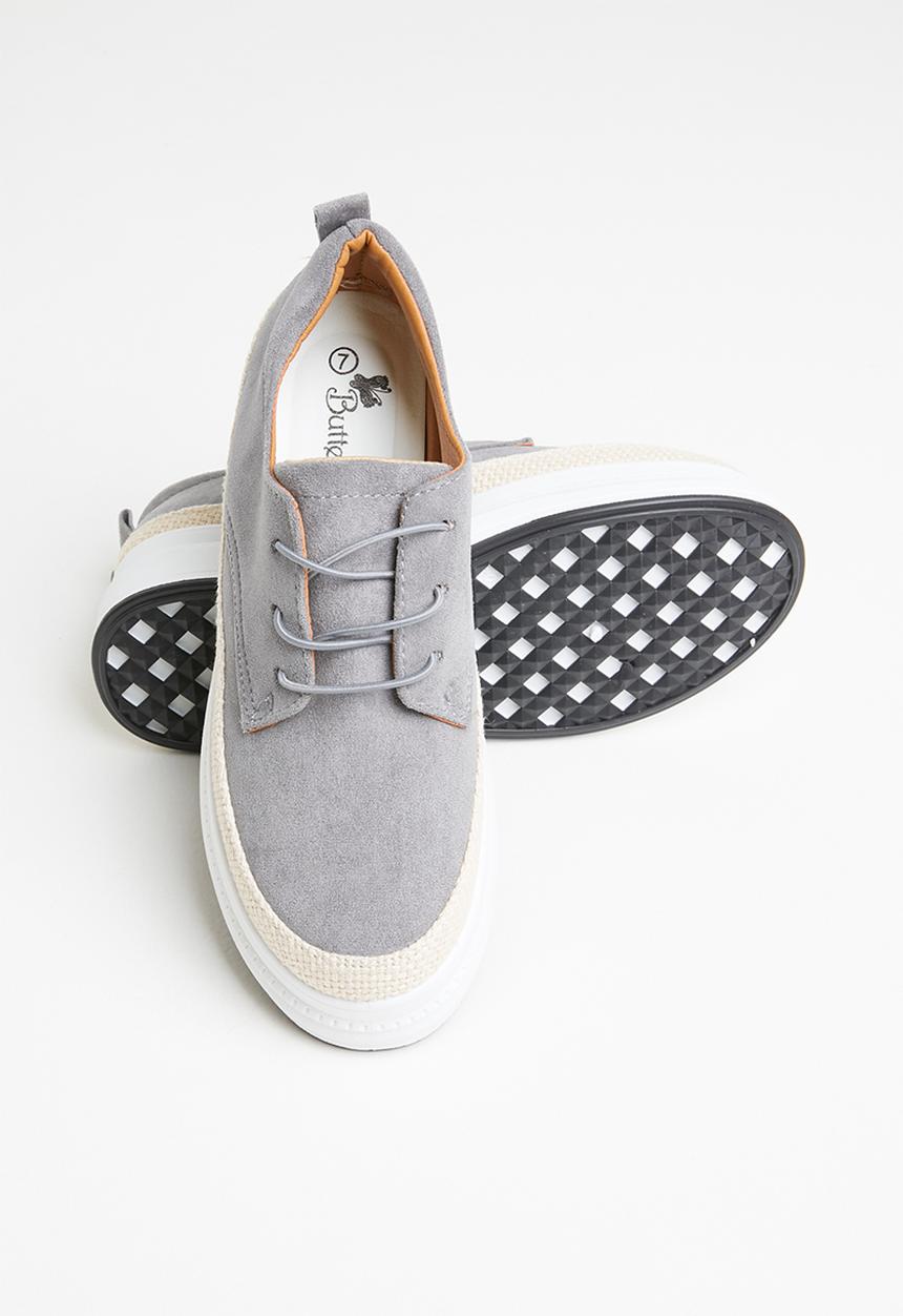 Butterfly Feet - Senhora 1 flatform derby - grey