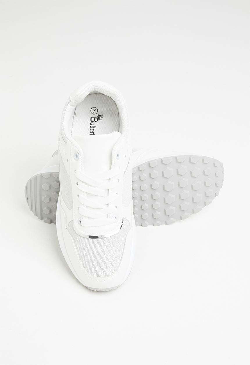 Butterfly Feet - Glitz sneaker - white