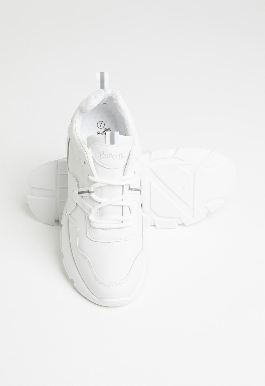 Butterfly Feet - Flare sneaker - white