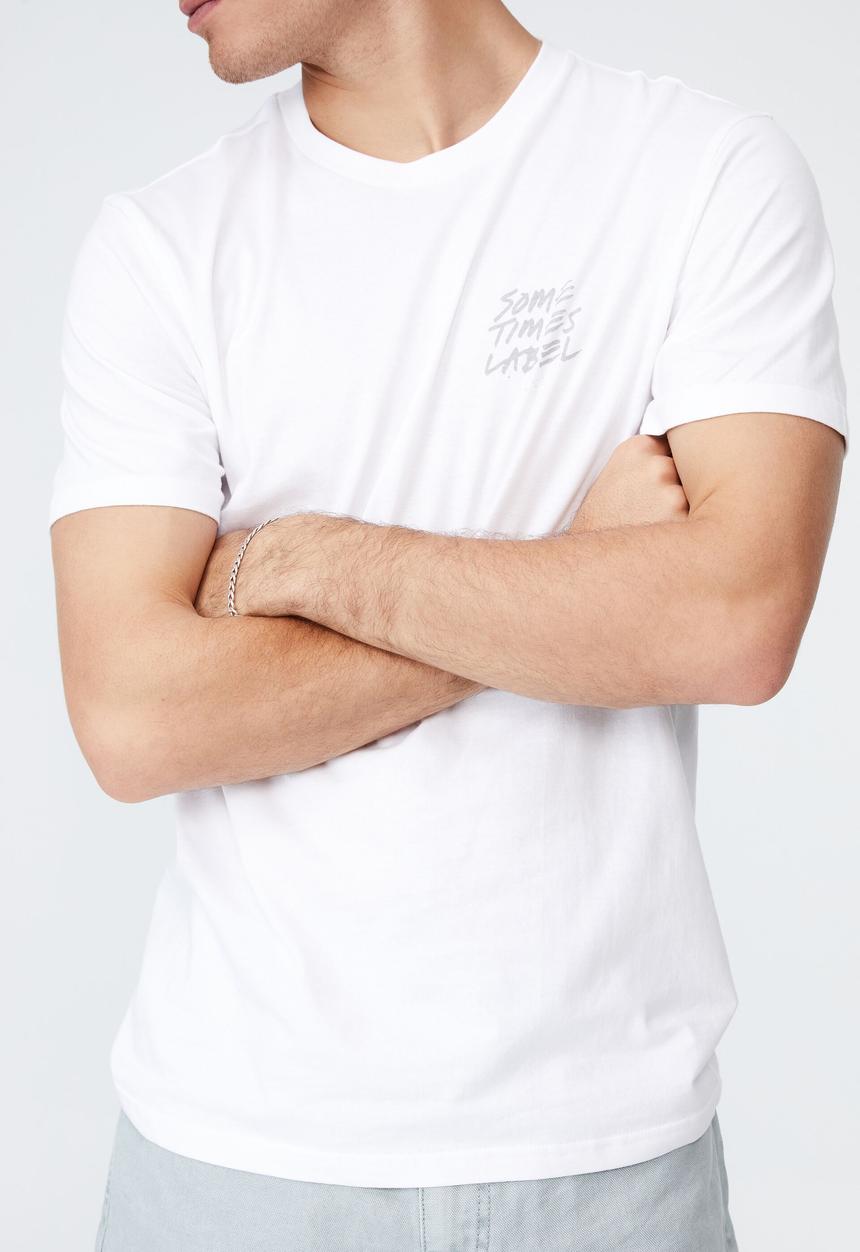 Cotton On - Tbar street t-shirt - white