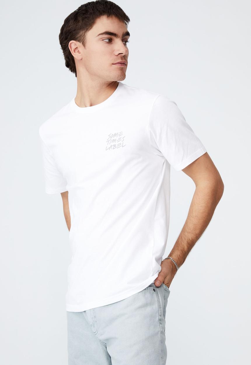 Cotton On - Tbar street t-shirt - white