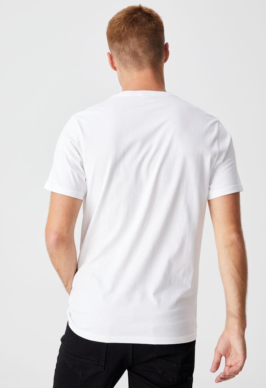 Cotton On - Tbar art t-shirt - white