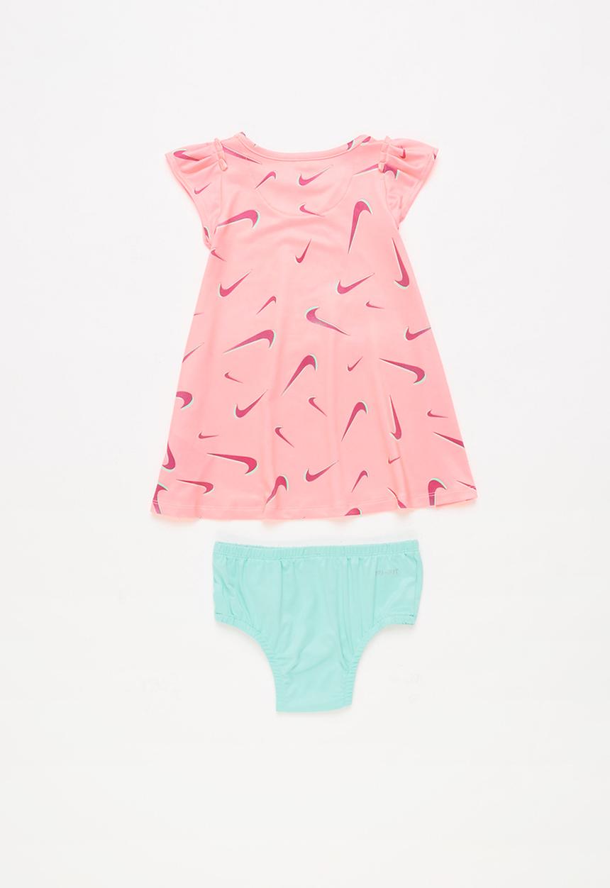 Nike - Nkg 3d swoosh printed dress - sunset pulse