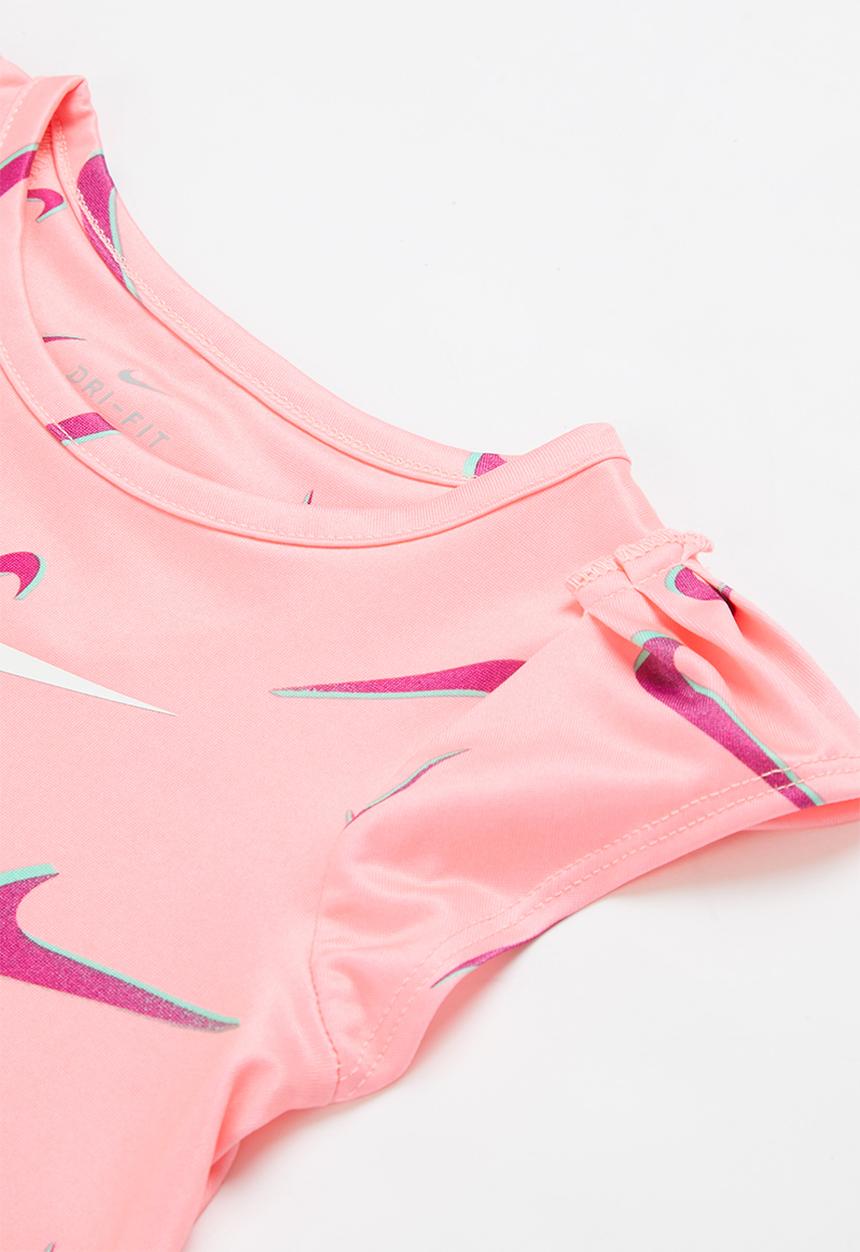 Nike - Nkg 3d swoosh printed dress - sunset pulse