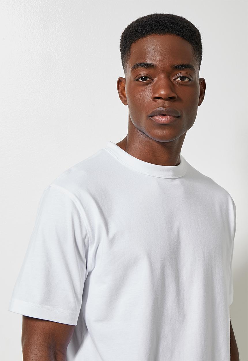 Superbalist - 2-pack aaron organic relaxed fit crew tee - white