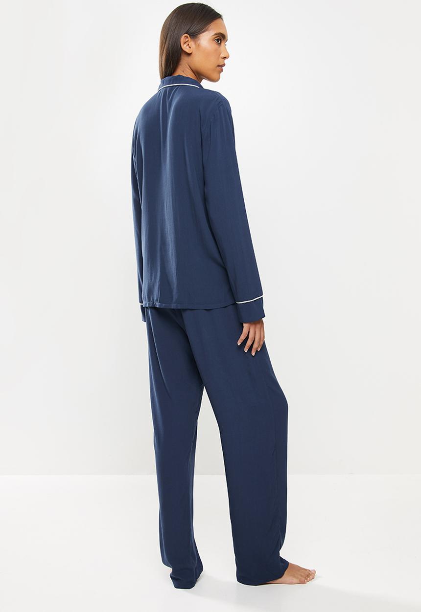Superbalist - Sleep shirt & pants set - navy