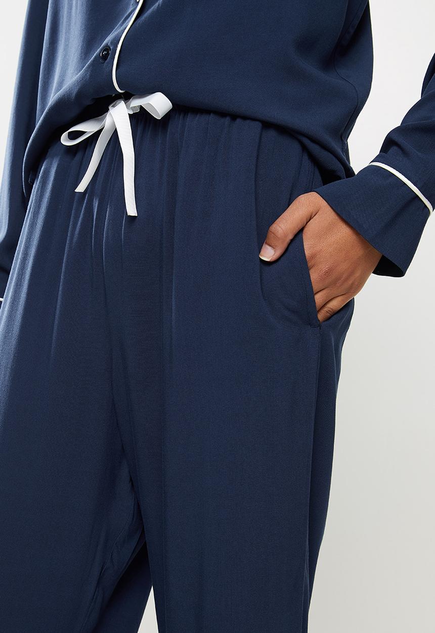Superbalist - Sleep shirt & pants set - navy