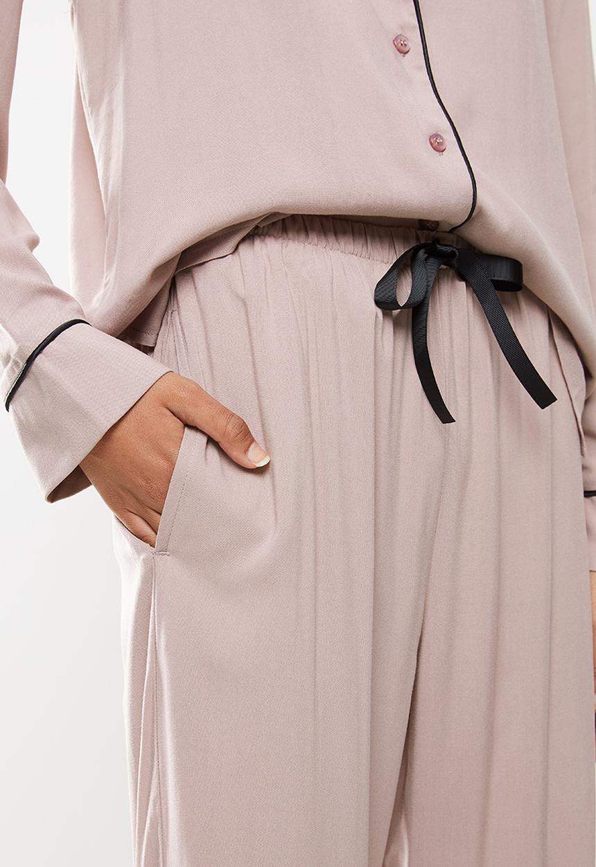 Superbalist - Sleep shirt & pants set - dusty pink