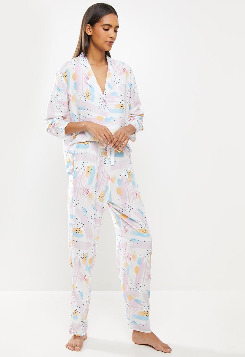 Superbalist - Sleep shirt & pants set - multi