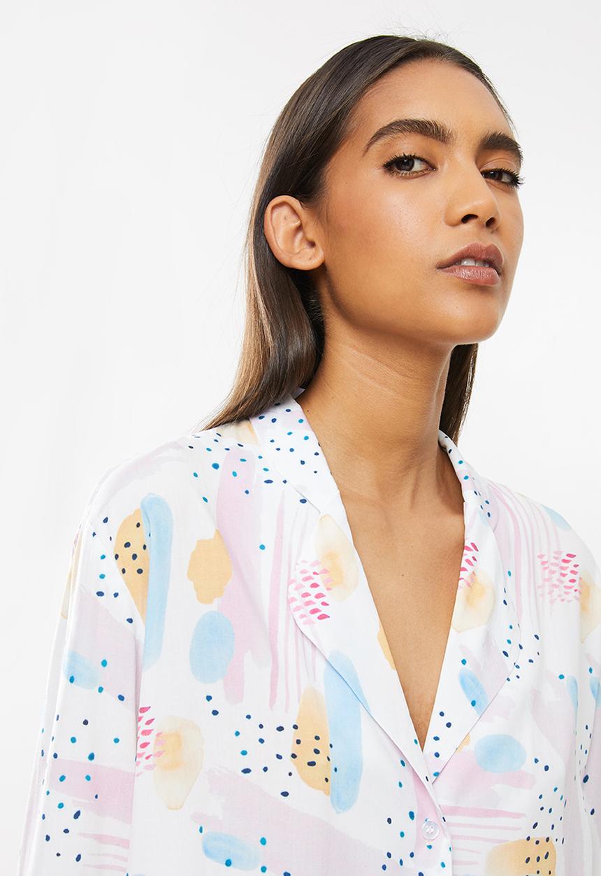 Superbalist - Sleep shirt & pants set - multi