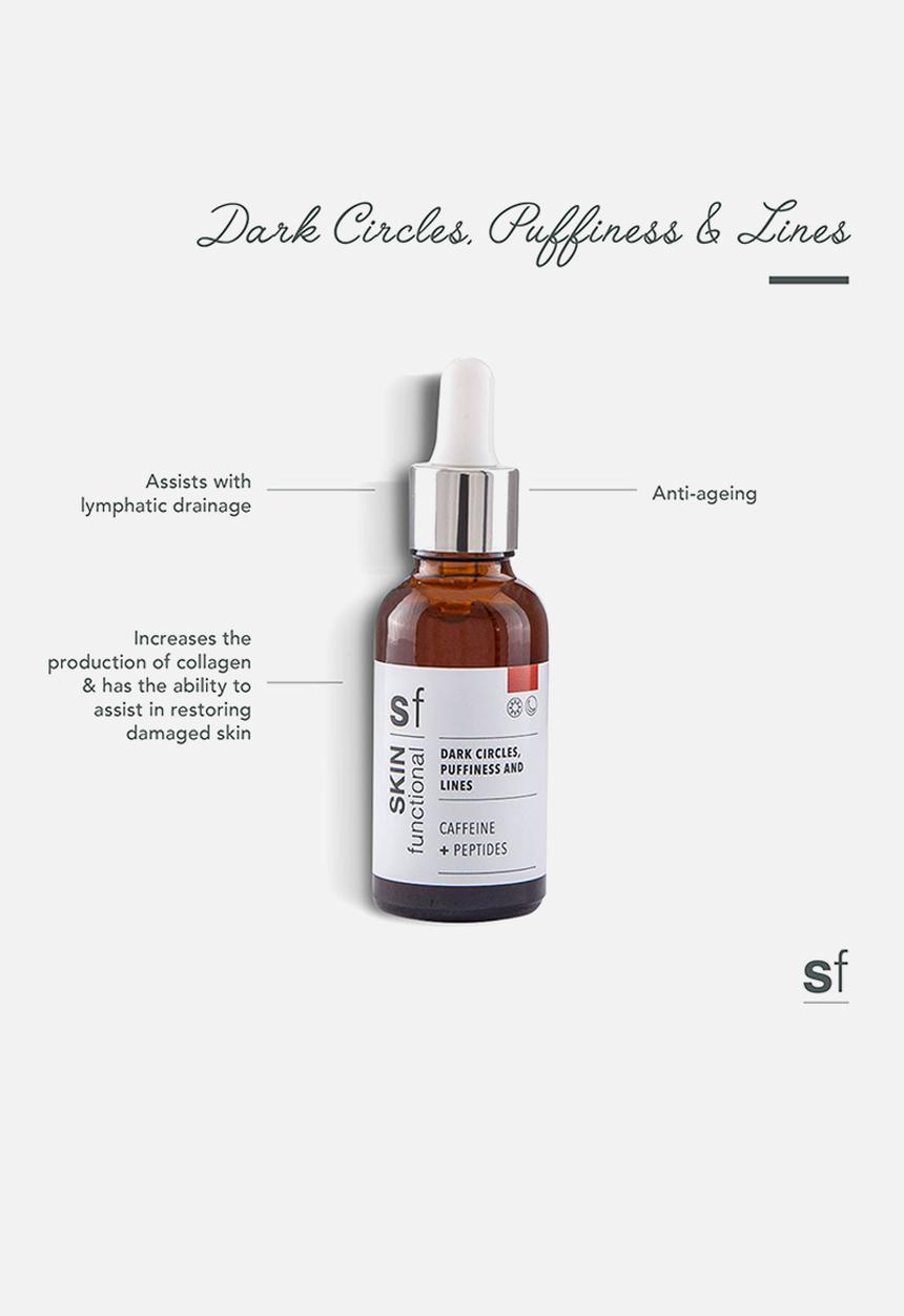 SKIN functional - Caffeine + Peptides - Dark Circles, Puffiness and Lines