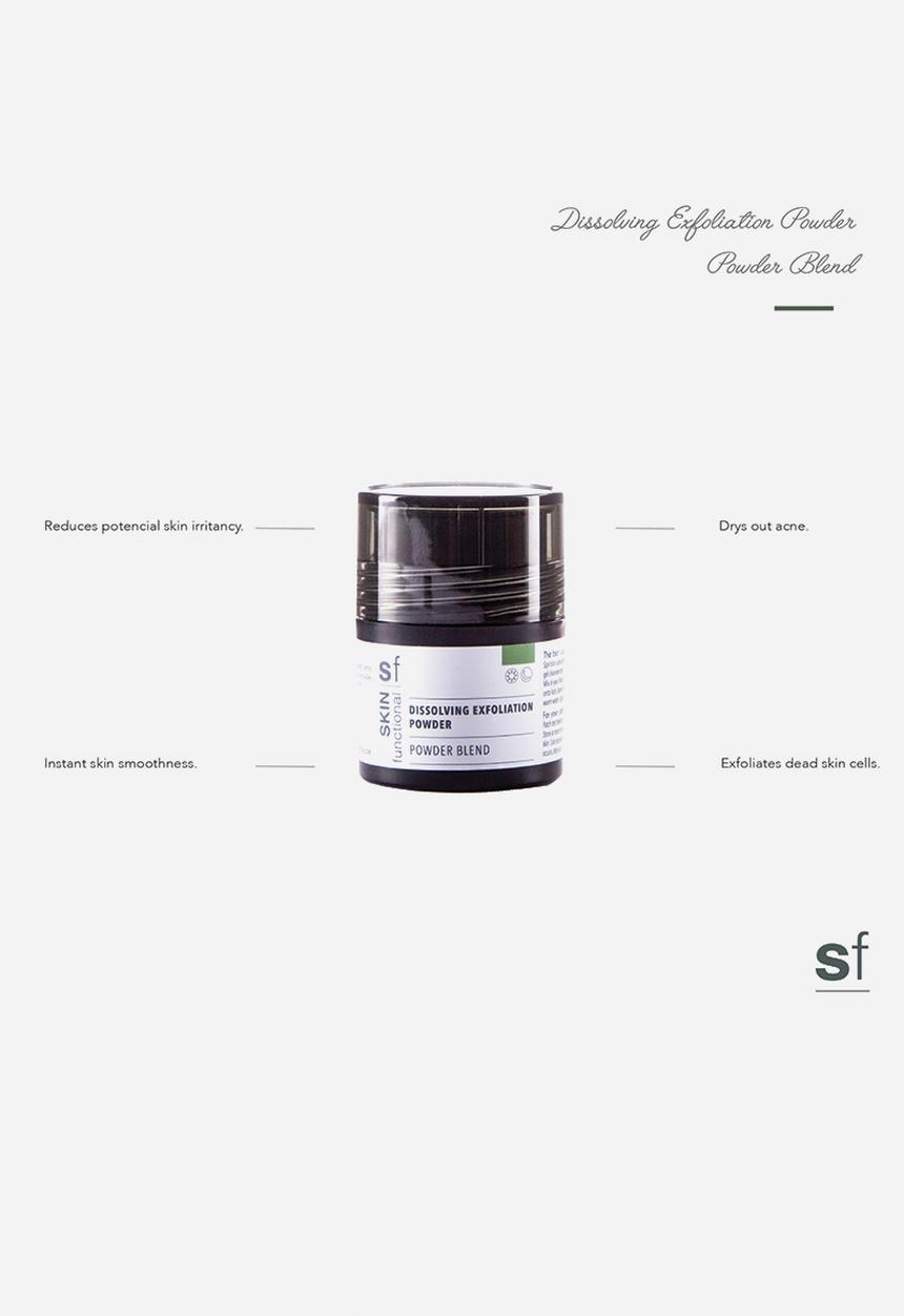 SKIN functional - Powder Blend - Dissolving Exfoliation Powder
