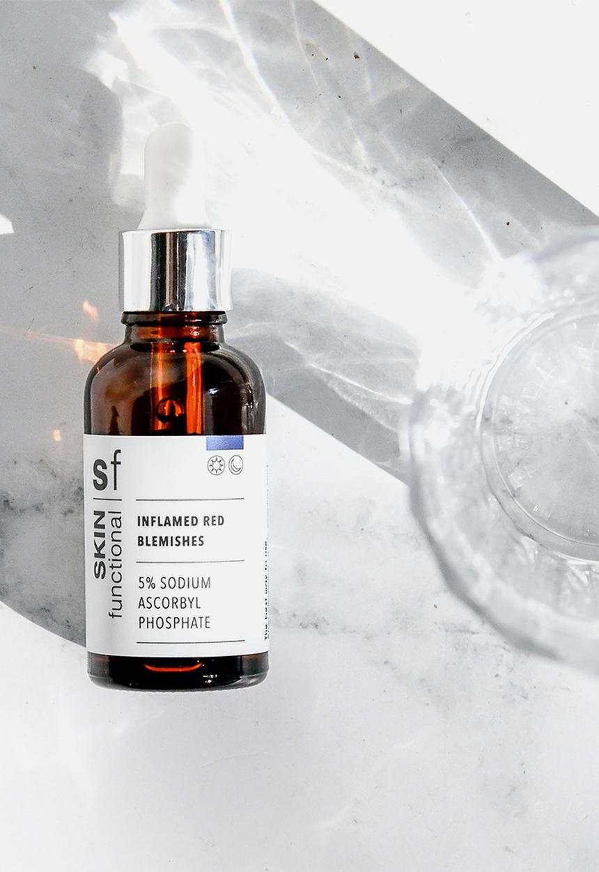 SKIN functional - 5% Sodium Ascorbyl Phosphate - Inflamed Red Blemishes 
