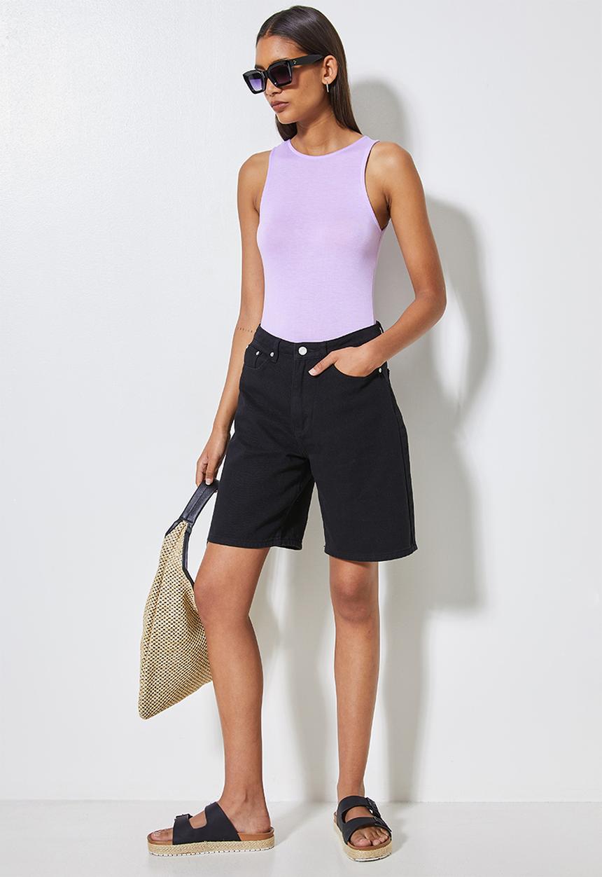Superbalist - High neck cutaway bodysuit - lilac