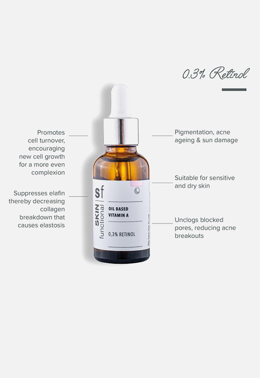SKIN functional - 0.3% Retinol - Oil Based Vitamin A