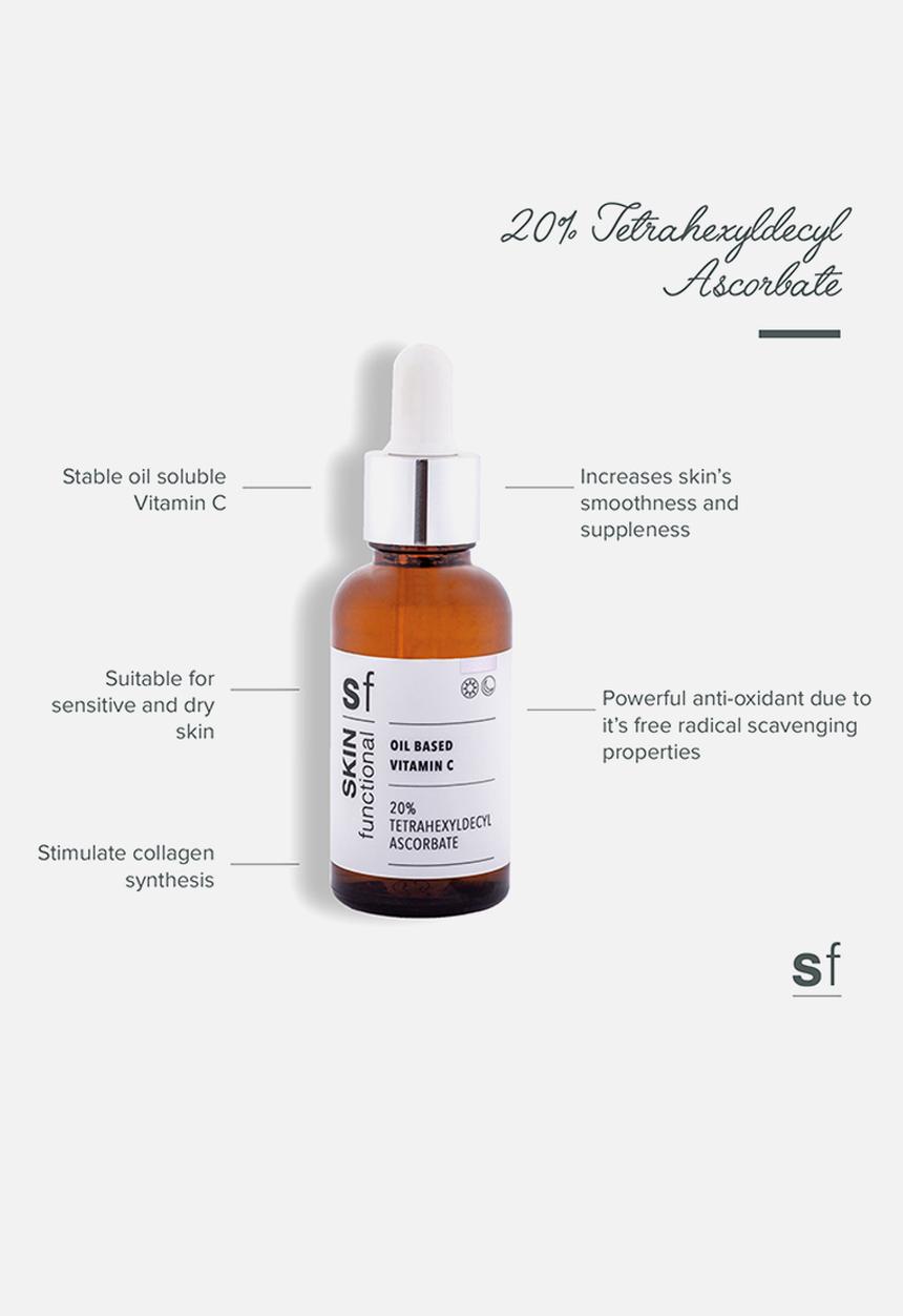 SKIN functional - 20% Tetrahexyldecyl Ascorbate - Oil Based Vitamin C