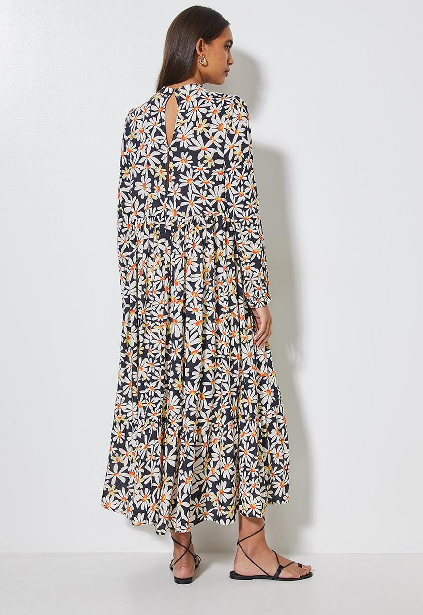 Superbalist - Funnel neck tiered dress - multi
