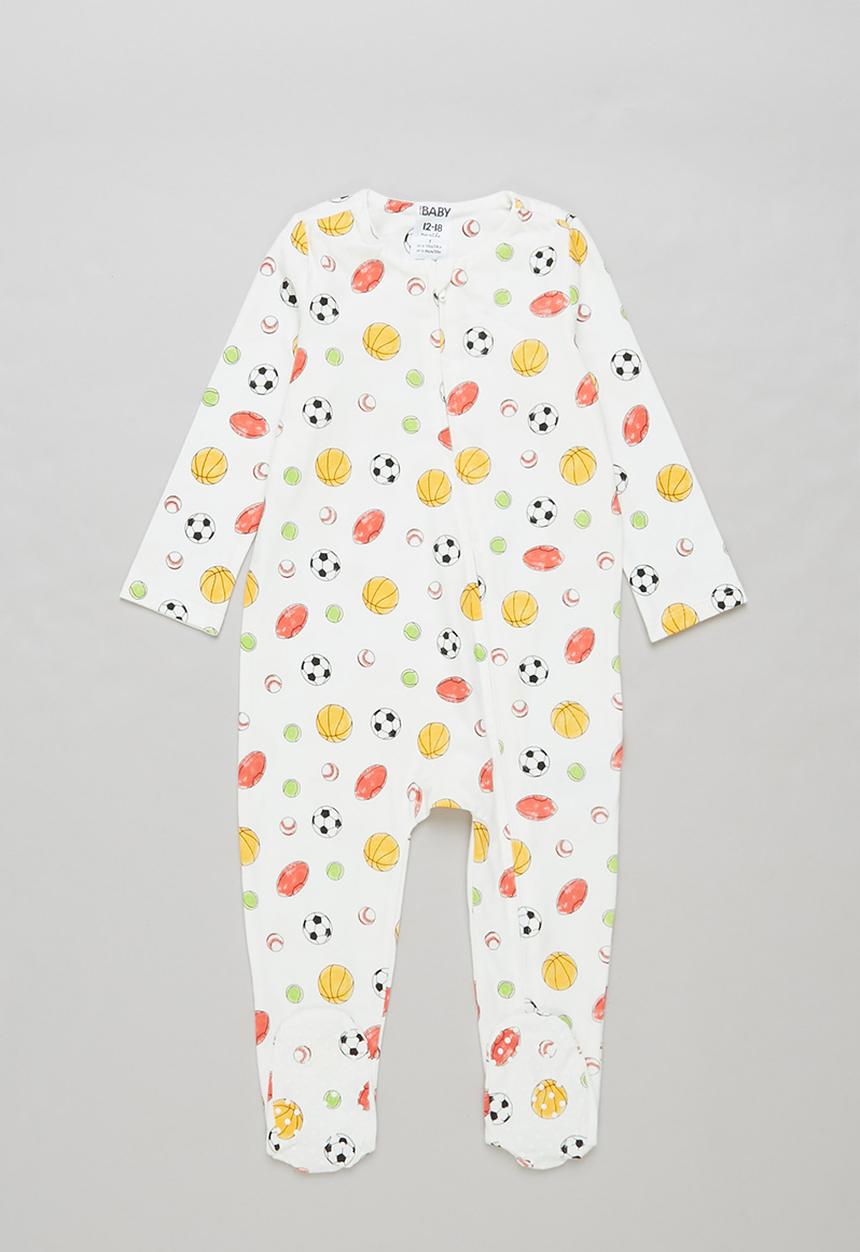 Cotton On - 2 pack long sleeve zip romper - multi