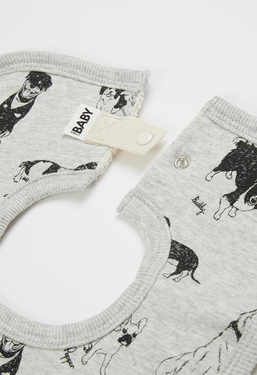 Cotton On - The square bib - cloud marle