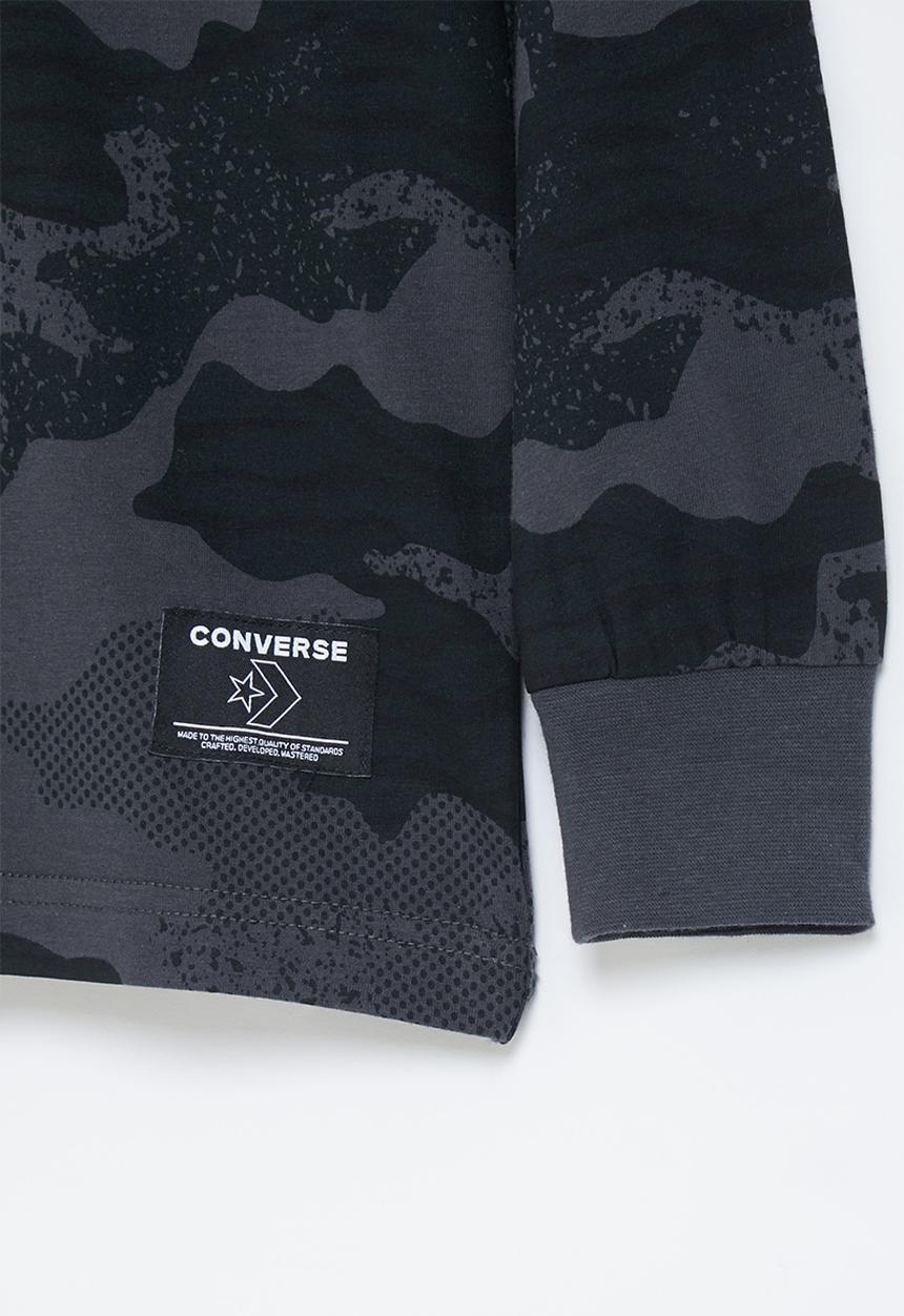 Converse - Cnvb jungle camo cp ls tee - black
