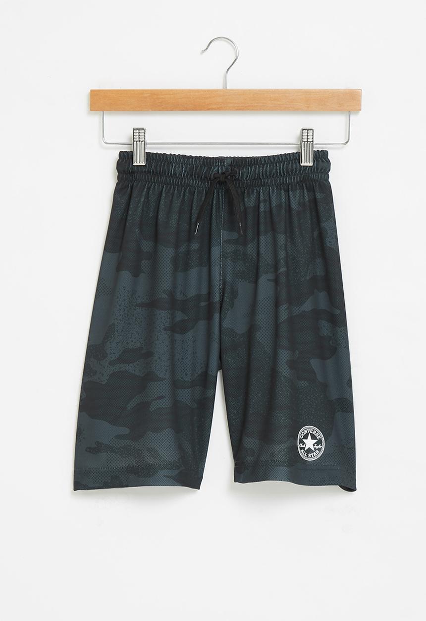 Converse - Cnvb jungle camo aop mesh shor - black