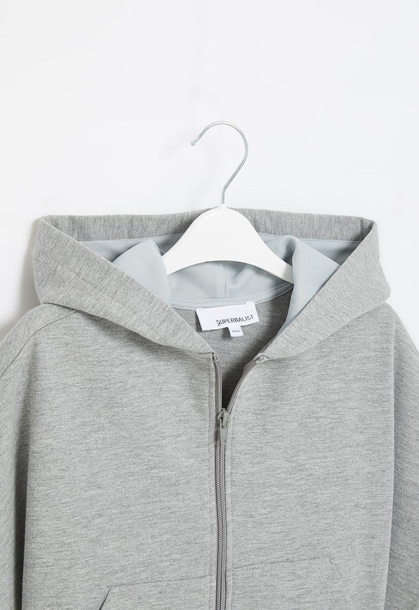 Superbalist - Zip through fleece cape - grey