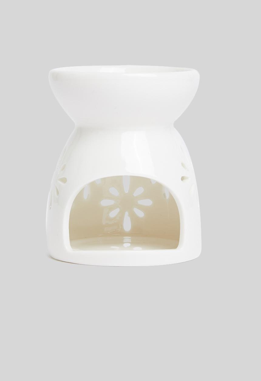Amanda Jayne - Star ceramic oil burner - white 