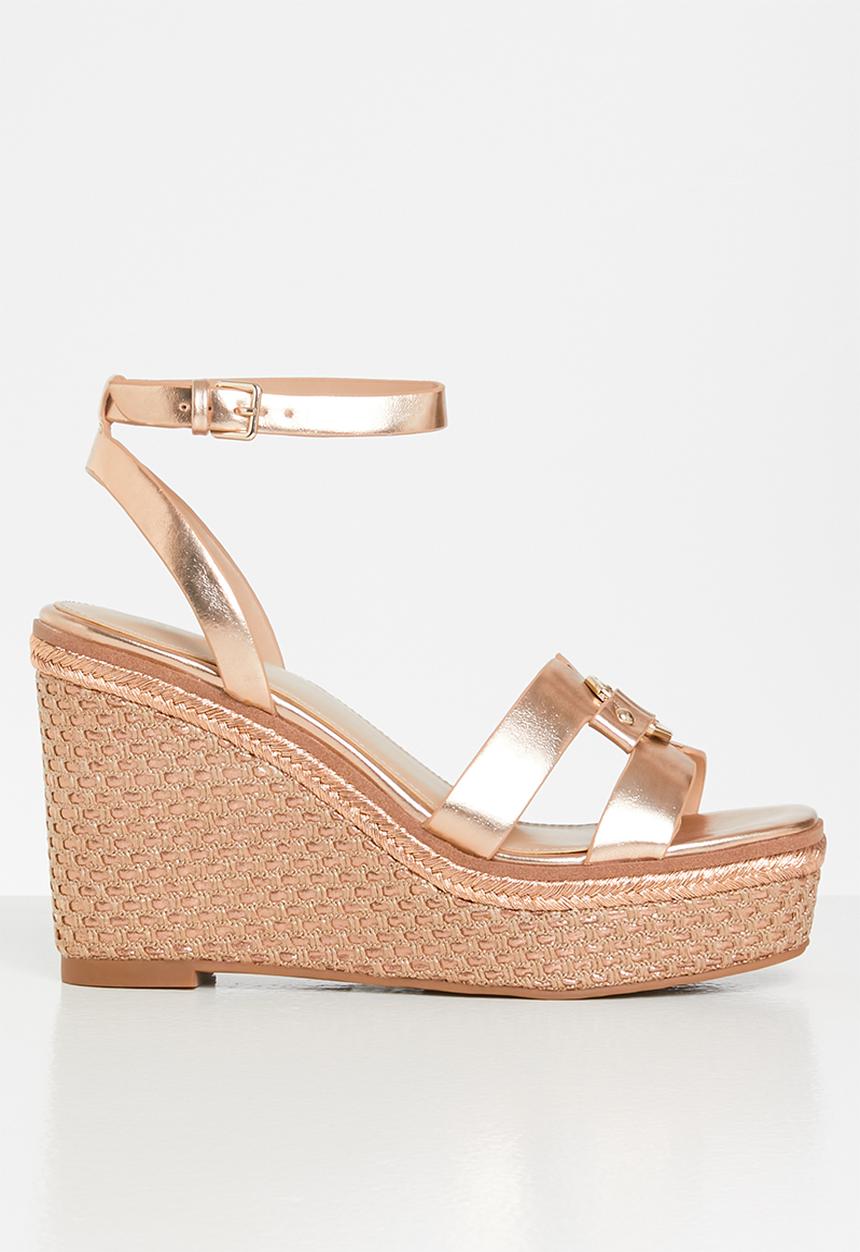 ALDO - Onan wedge heel - rose gold
