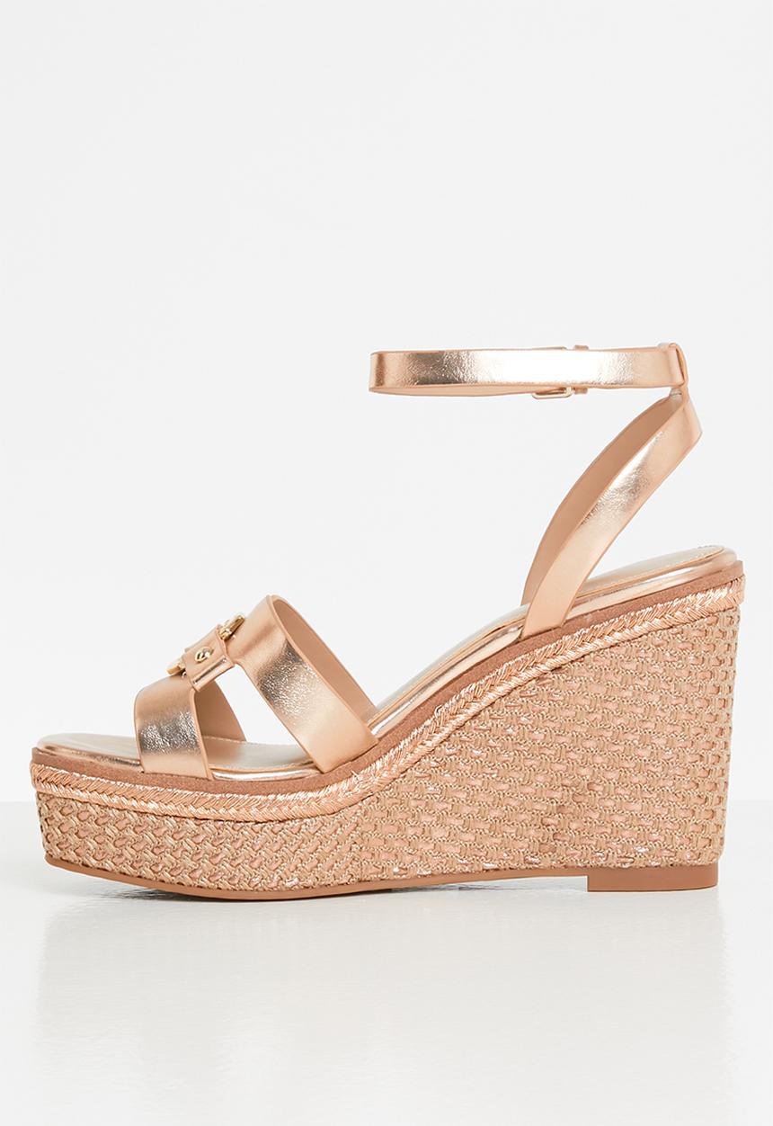ALDO - Onan wedge heel - rose gold