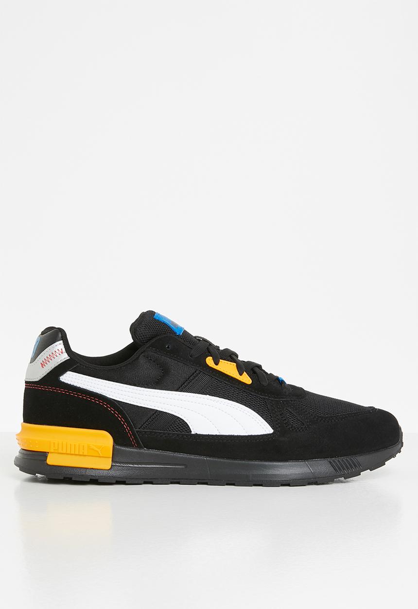 PUMA - Graviton pro - black-white-saffron