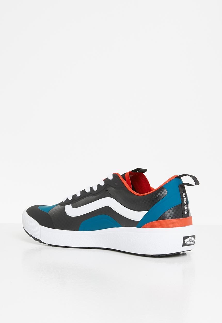 Vans - Ua ultrarange exo - (carbon) black/electric orange